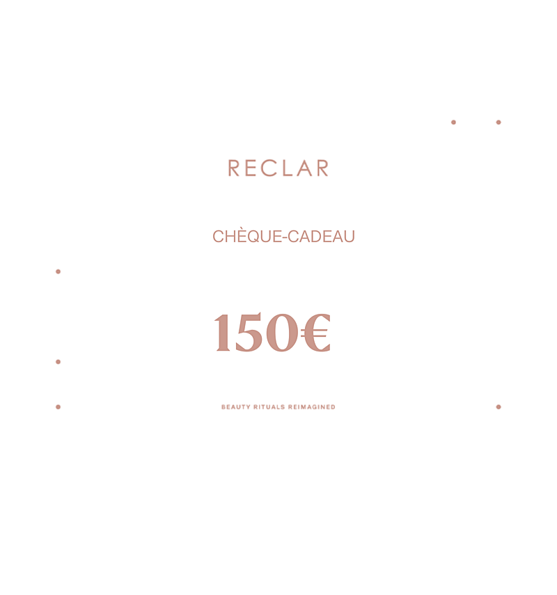 Chèque cadeau électronique d'une valeur de 150 € | Reclar