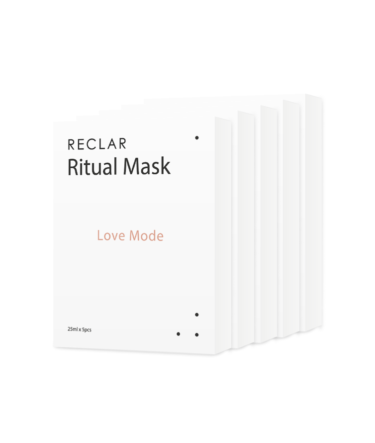 Mascarilla Ritual Reclar – Love Mode (paquetes de 5) 25 uds.