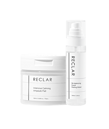 ZVÝHODNĚNÝ BALÍČEK: 1x Calming Ampoule Pads + 1x RE-BALANCING PEELING WATER